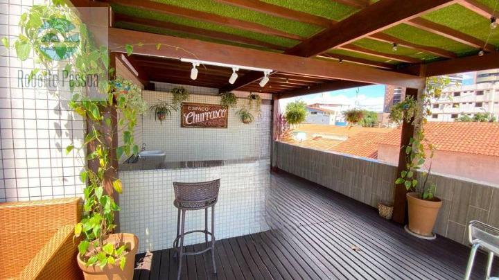 deck com churrasqueira